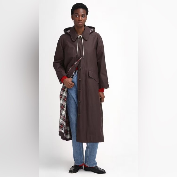 Barbour by Alexa Chung Natalie Waxed Trench Coat